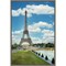 Eiffel Tower Paris III by Alan Blaustein 16-in. W x 23-in. H. Canvas Wall Art Print Framed in Grey